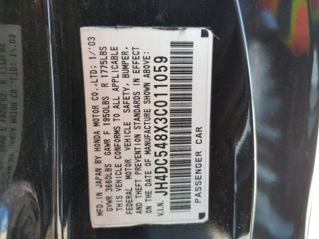 Photo 10 from auction – 2003 ACURA RSX with VIN JH4DC548X3C011059