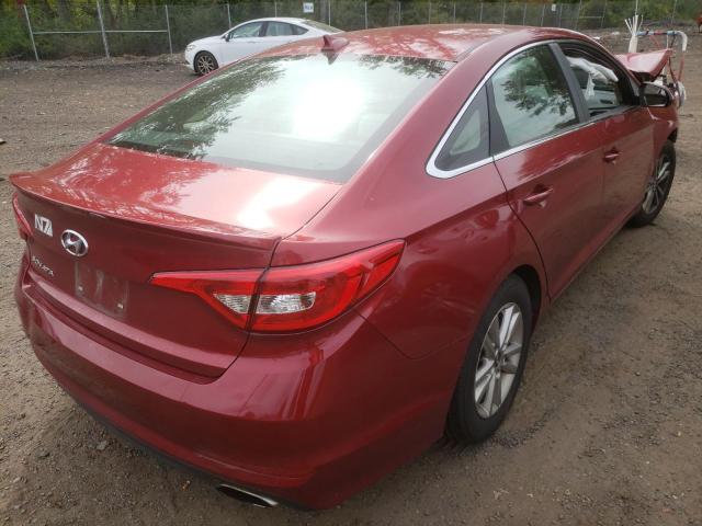 Photo 4 from auction – 2016 HYUNDAI SONATA SE with VIN 5NPE24AF1GH291597