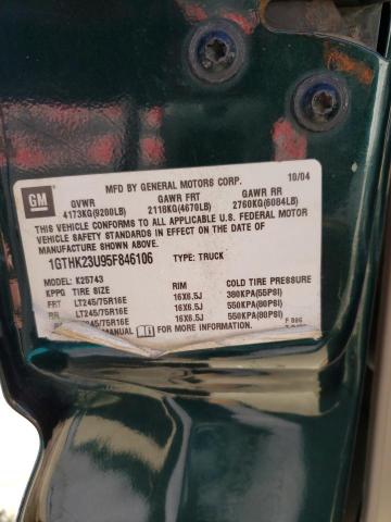 Photo 10 from auction – 2005 GMC SIERRA K25 with VIN 1GTHK23U95F846106
