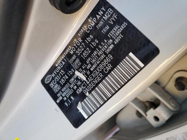 Photo 10 from auction – 2016 HYUNDAI ACCENT SE with VIN KMHCT4AEXGU089869