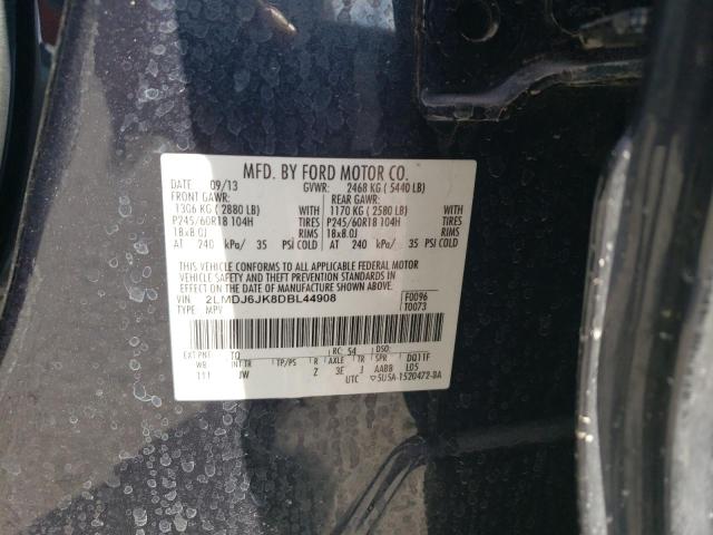 Photo 10 from auction – 2013 LINCOLN MKX with VIN 2LMDJ6JK8DBL44908