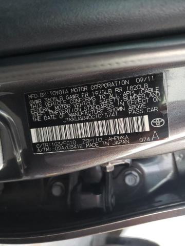 Photo 10 from auction – 2012 TOYOTA SCION XD with VIN JTKKU4B40C1015741