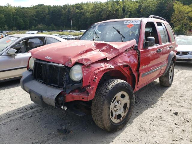 Photo 2 from auction – 2002 JEEP LIBERTY SP with VIN 1J4GL48K62W148487