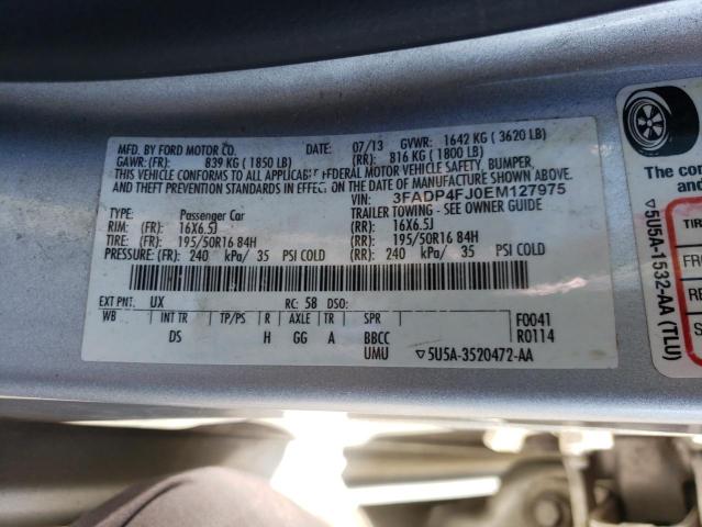 Photo 10 from auction – 2014 FORD FIESTA TIT with VIN 3FADP4FJ0EM127975