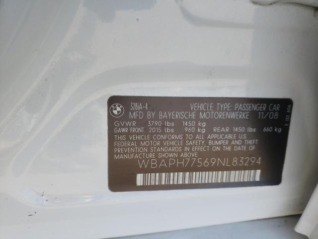Photo 10 from auction – 2009 BMW 328 I with VIN WBAPH77569NL83294
