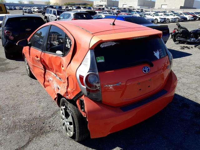 Photo 3 from auction – 2012 TOYOTA PRIUS C with VIN JTDKDTB35C1007689