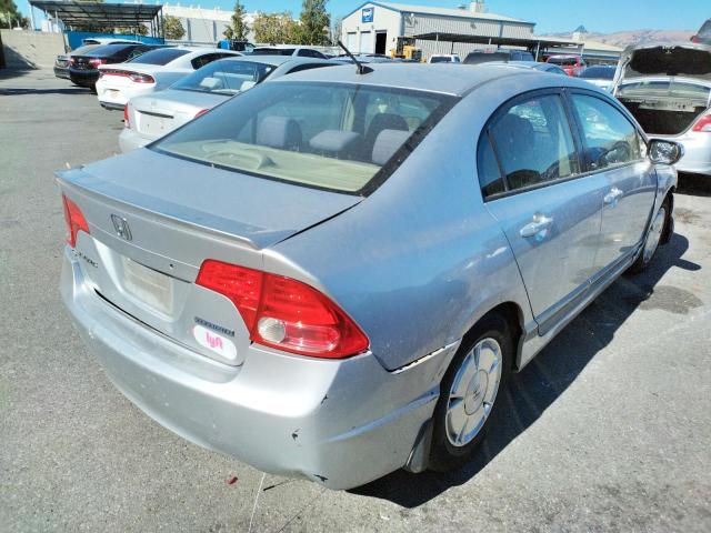 Photo 4 from auction – 2007 HONDA CIVIC HYBR with VIN JHMFA36277S027744