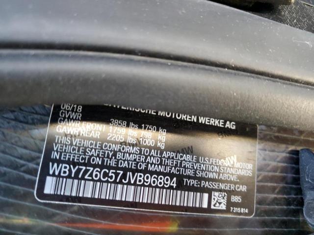 Photo 10 from auction – 2018 BMW I3 S BEV with VIN WBY7Z6C57JVB96894