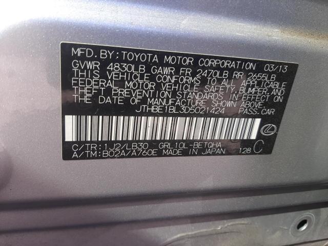 Photo 10 from auction – 2013 LEXUS GS 350 with VIN JTHBE1BL3D5021424