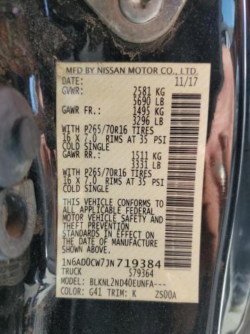 Photo 10 from auction – 2018 NISSAN FRONTIER S with VIN 1N6AD0CW7JN719384