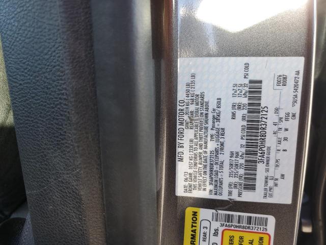 Photo 10 from auction – 2013 FORD FUSION SE with VIN 3FA6P0HR8DR372125