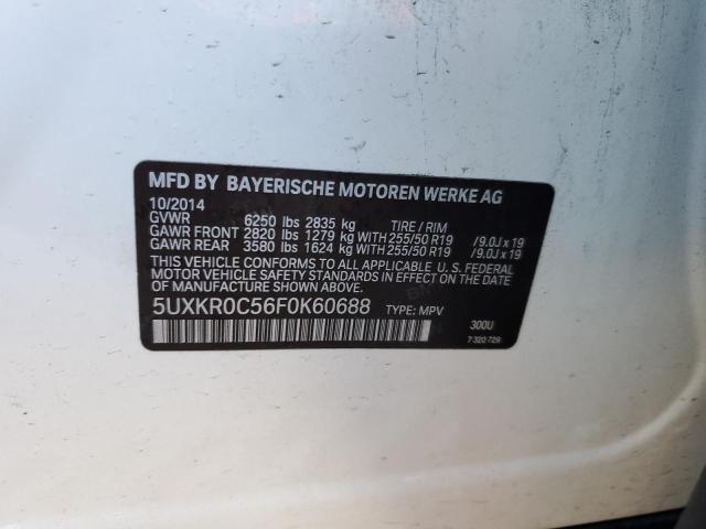 Photo 10 from auction – 2015 BMW X5 XDRIVE3 with VIN 5UXKR0C56F0K60688