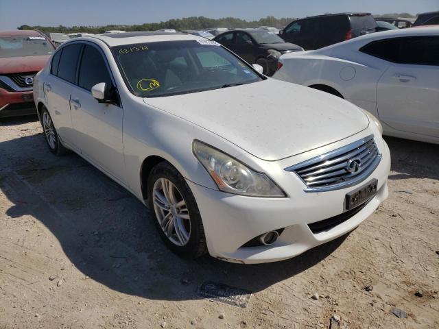 INFINITI G37 BASE 2012 with VIN JN1CV6AP0CM621378 - Photo from auction