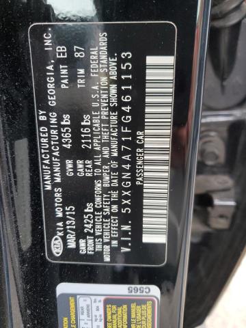 Photo 10 from auction – 2015 KIA OPTIMA EX with VIN 5XXGN4A71FG461153