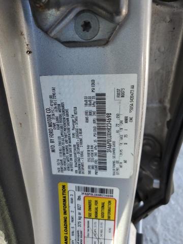 Photo 10 from auction – 2017 FORD FUSION SE with VIN 3FA6P0LUXHR234698