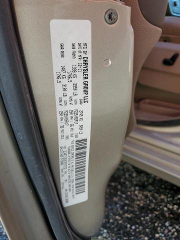 Photo 10 from auction – 2012 CHRYSLER TOWN & COU with VIN 2C4RC1BG8CR237232
