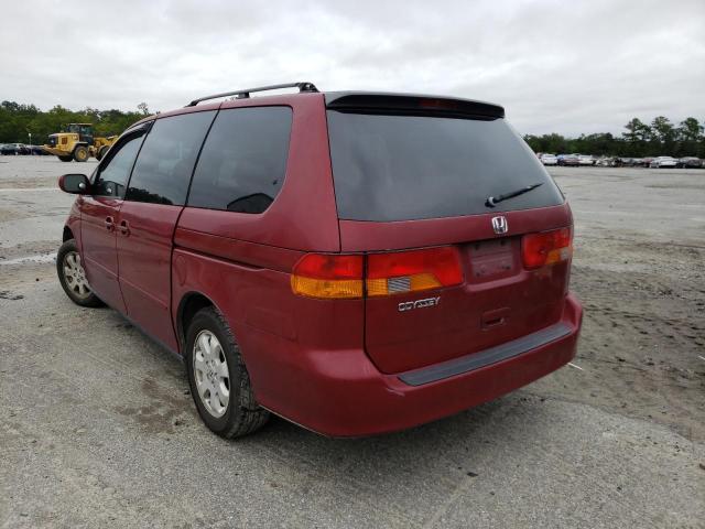 Photo 3 from auction – 2002 HONDA ODYSSEY EX with VIN 2HKRL18622H545958