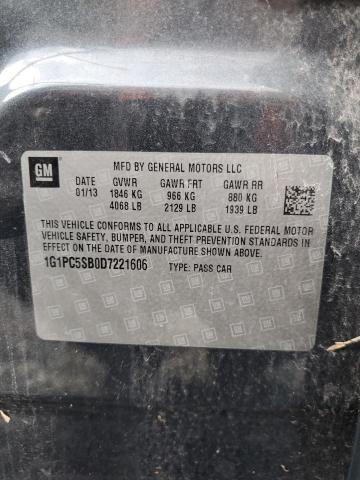 Photo 10 from auction – 2013 CHEVROLET CRUZE LT with VIN 1G1PC5SB0D7221606
