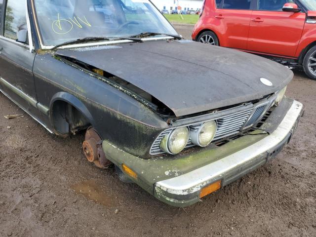 Photo 9 from auction – 1986 BMW 535 I with VIN WBADC7409G0963210