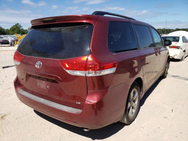 Photo 4 from auction – 2012 TOYOTA SIENNA LE with VIN 5TDKK3DC6CS255732