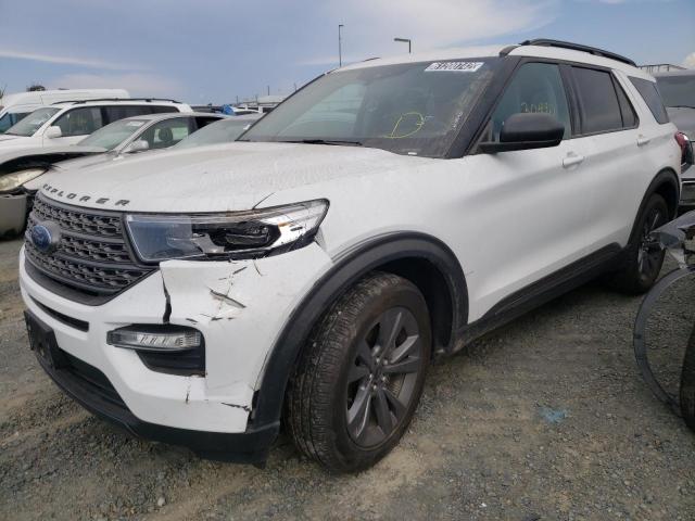 FORD EXPLORER X 2021 with VIN 1FMSK7DH1MGB61252 - Photo from auction