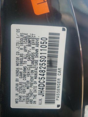 Photo 10 from auction – 2005 ACURA RSX with VIN JH4DC54825S011050