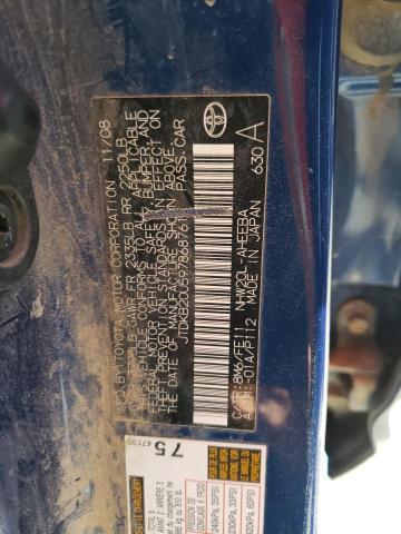 Photo 10 from auction – 2009 TOYOTA PRIUS with VIN JTDKB20U597868761
