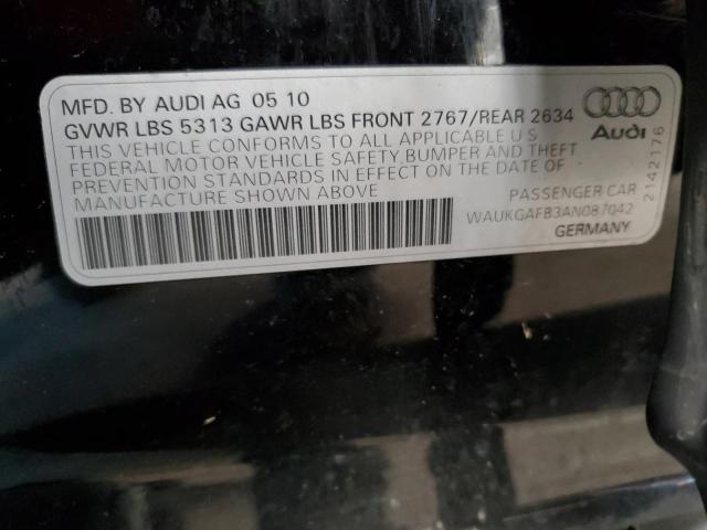 Photo 10 from auction – 2010 AUDI A6 PRESTIG with VIN WAUKGAFB3AN087042