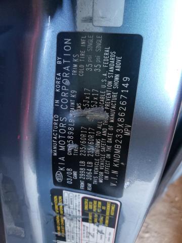 Photo 10 from auction – 2008 KIA SEDONA EX with VIN KNDMB233X86267149