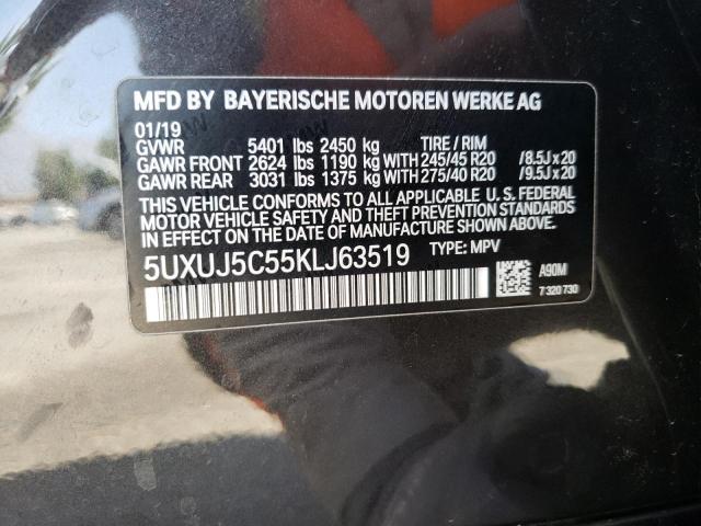 Photo 10 from auction – 2019 BMW X4 M40I with VIN 5UXUJ5C55KLJ63519