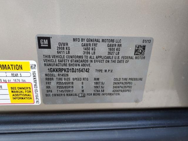 Photo 10 from auction – 2013 GMC ACADIA SLE with VIN 1GKKRPKD1DJ164742