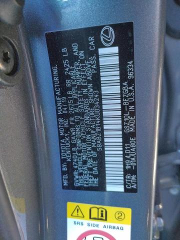 Photo 10 from auction – 2019 LEXUS ES 350 with VIN 58ABZ1B14KU034243