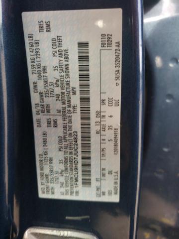 Photo 10 from auction – 2018 FORD ESCAPE SEL with VIN 1FMCU9HD7JUC24823