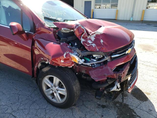 Photo 9 from auction – 2019 CHEVROLET TRAX 1LT with VIN 3GNCJLSB5KL171530