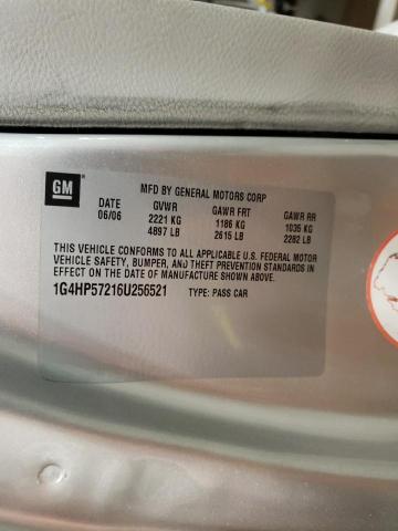 Photo 10 from auction – 2006 BUICK LUCERNE CX with VIN 1G4HP57216U256521