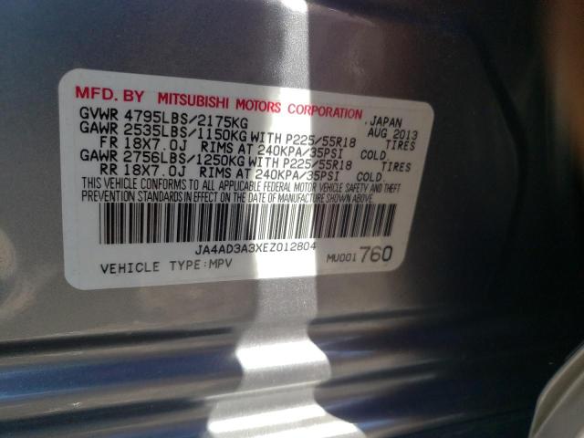 Photo 10 from auction – 2014 MITSUBISHI OUTLANDER with VIN JA4AD3A3XEZ012804