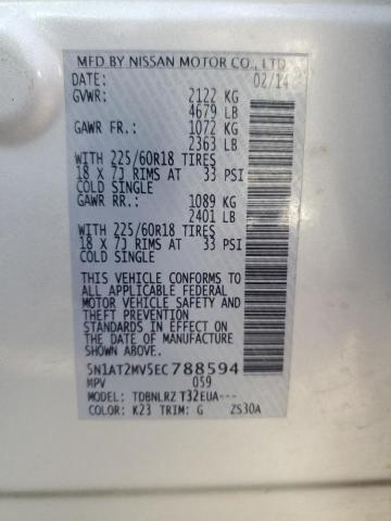 Photo 10 from auction – 2014 NISSAN ROGUE S with VIN 5N1AT2MV5EC788594