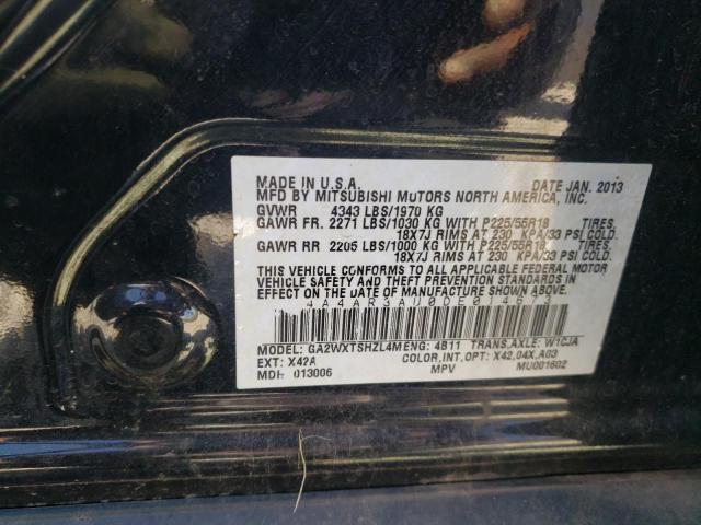 Photo 10 from auction – 2013 MITSUBISHI OUTLANDER with VIN 4A4AR3AU0DE014673