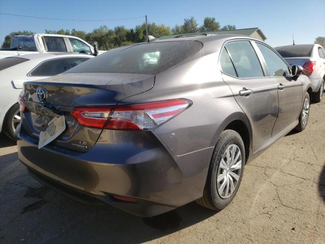 Photo 4 from auction – 2020 TOYOTA CAMRY LE with VIN 4T1C31AK5LU534629