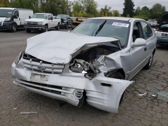Photo 2 from auction – 2003 HYUNDAI ACCENT GL with VIN KMHCG45C43U472925