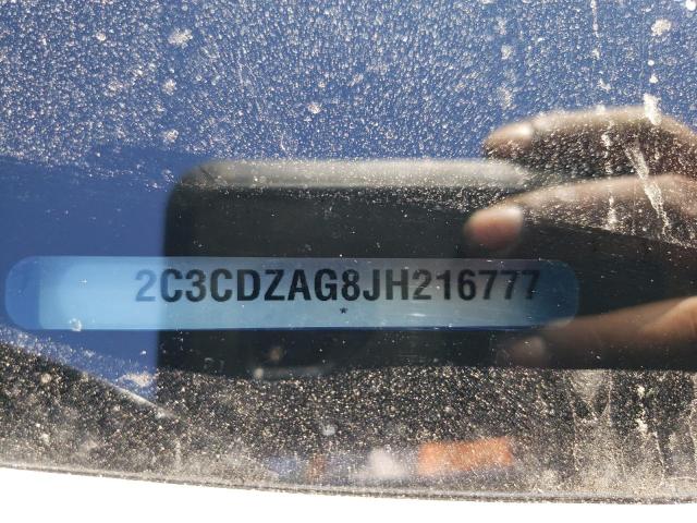 Photo 10 from auction – 2018 DODGE CHALLENGER with VIN 2C3CDZAG8JH216777