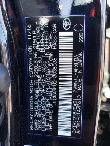 Photo 10 from auction – 2017 TOYOTA PRIUS with VIN JTDKARFU2H3038036