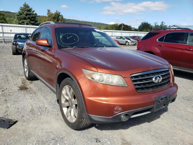 INFINITI FX35 2007 with VIN JNRAS08W97X210489 - Photo from auction