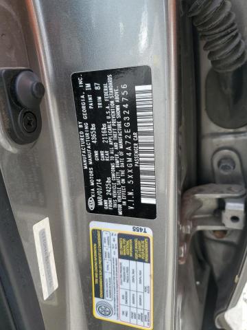 Photo 10 from auction – 2014 KIA OPTIMA LX with VIN 5XXGM4A72EG324756