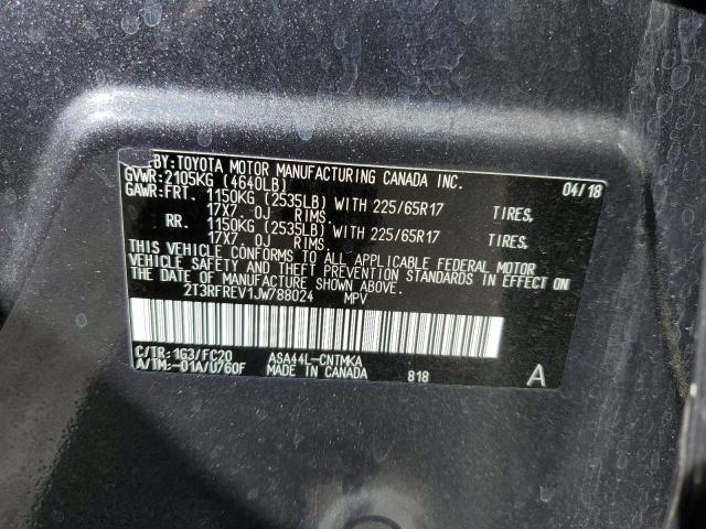 Photo 10 from auction – 2018 TOYOTA RAV4 ADVEN with VIN 2T3RFREV1JW788024