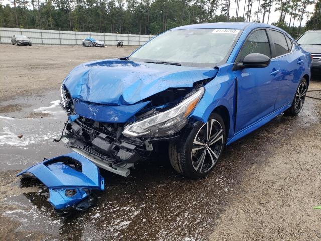 Photo 2 from auction – 2022 NISSAN SENTRA SR with VIN 3N1AB8DV6NY256730