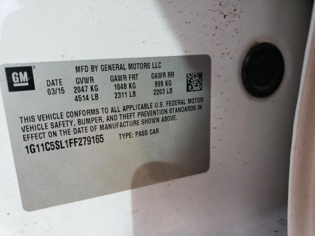 Photo 10 from auction – 2015 CHEVROLET MALIBU 1LT with VIN 1G11C5SL1FF279165