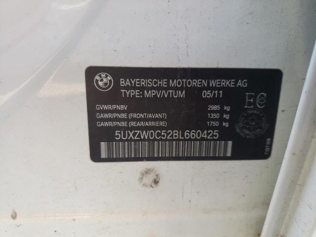 Photo 10 from auction – 2011 BMW X5 XDRIVE3 with VIN 5UXZW0C52BL660425