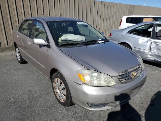 TOYOTA COROLLA 2003 with VIN 1NXBR32E03Z188827 - Photo from auction