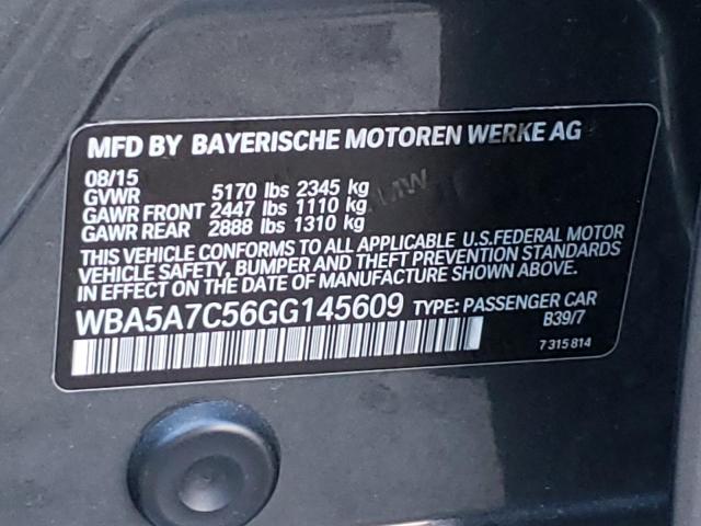 Photo 10 from auction – 2016 BMW 528 XI with VIN WBA5A7C56GG145609